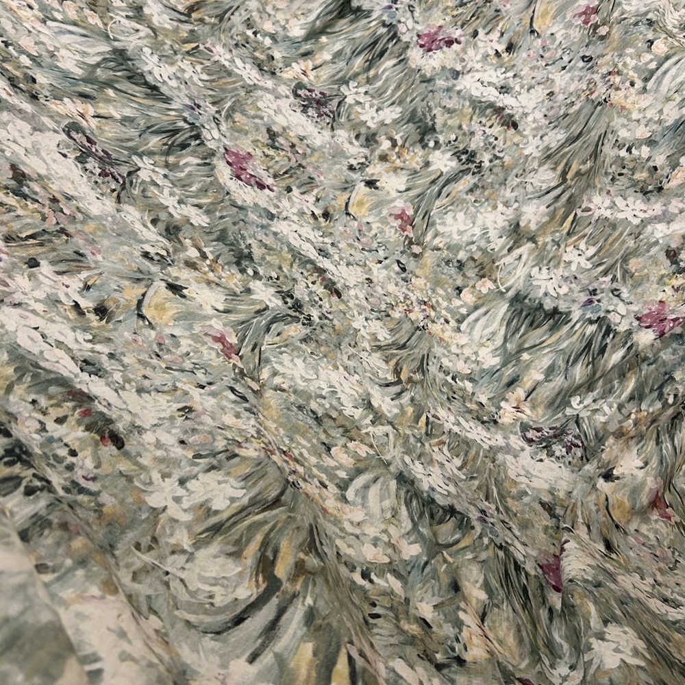 Pottery Barn Giverny Fleur Duvet Cover and Standard Shams in Sage and Pink - Picture 6 of 7